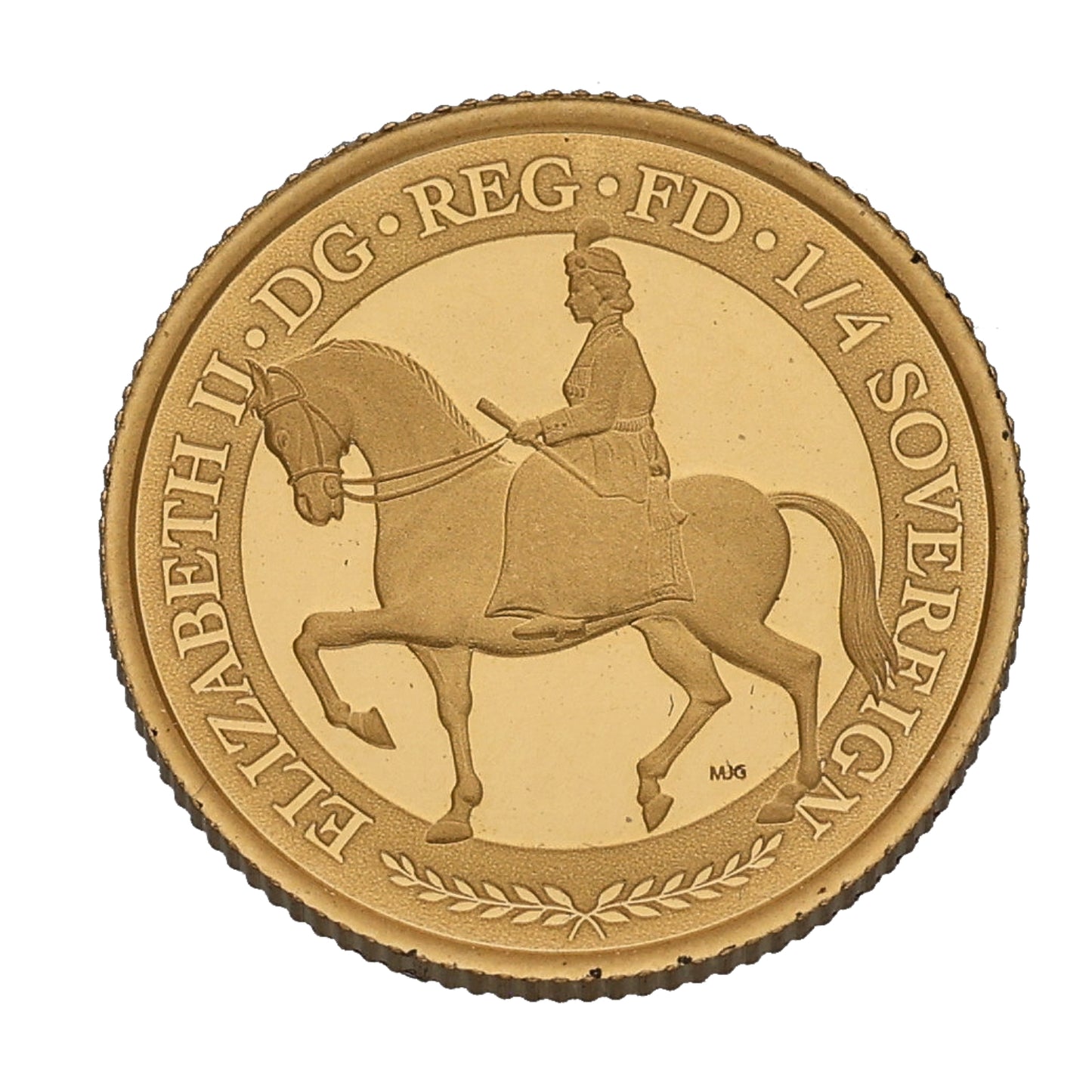 22ct Gold King Charles III Quarter Sovereign Coin 2023