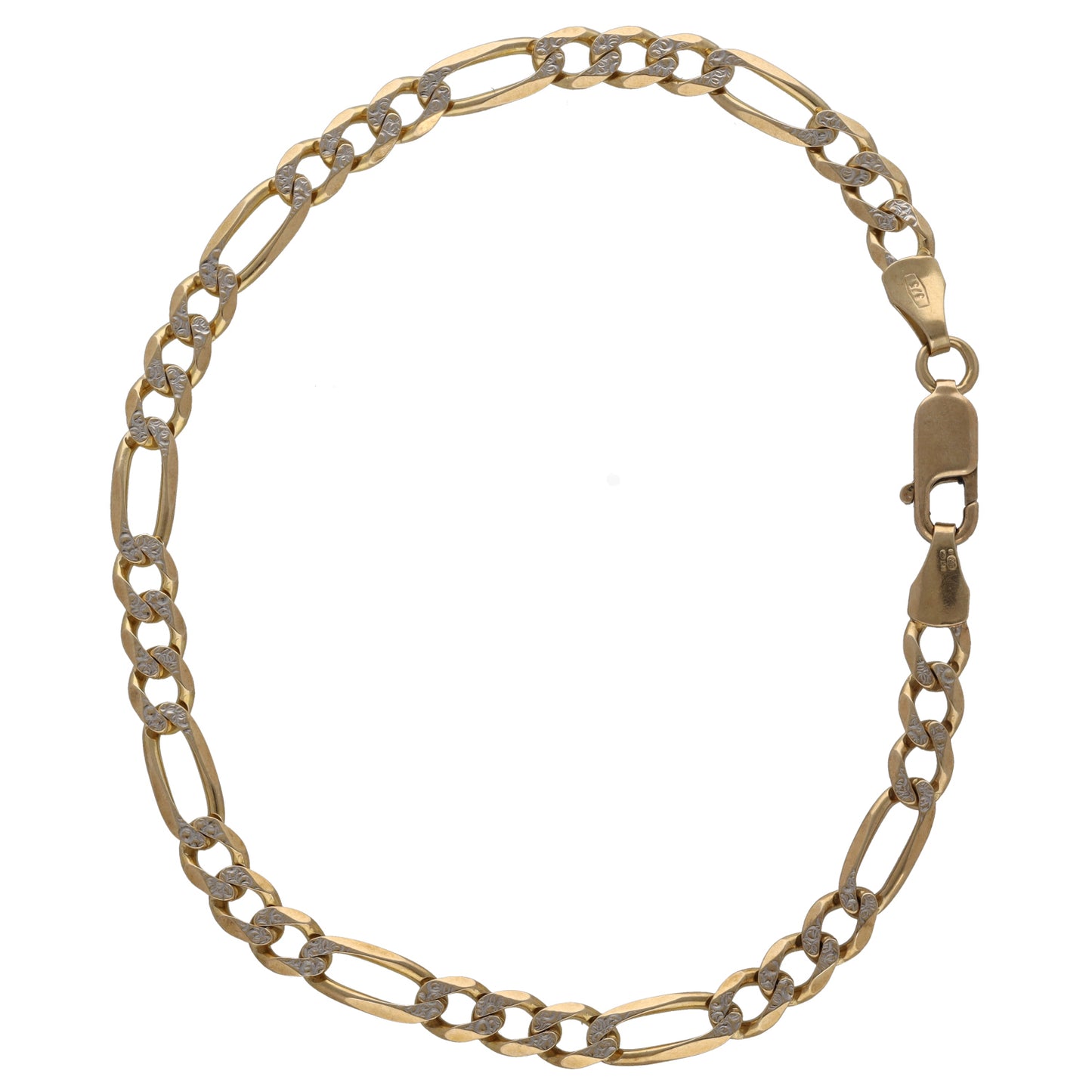 9ct Gold Figaro Bracelet