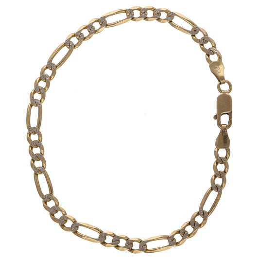 9ct Gold Figaro Bracelet