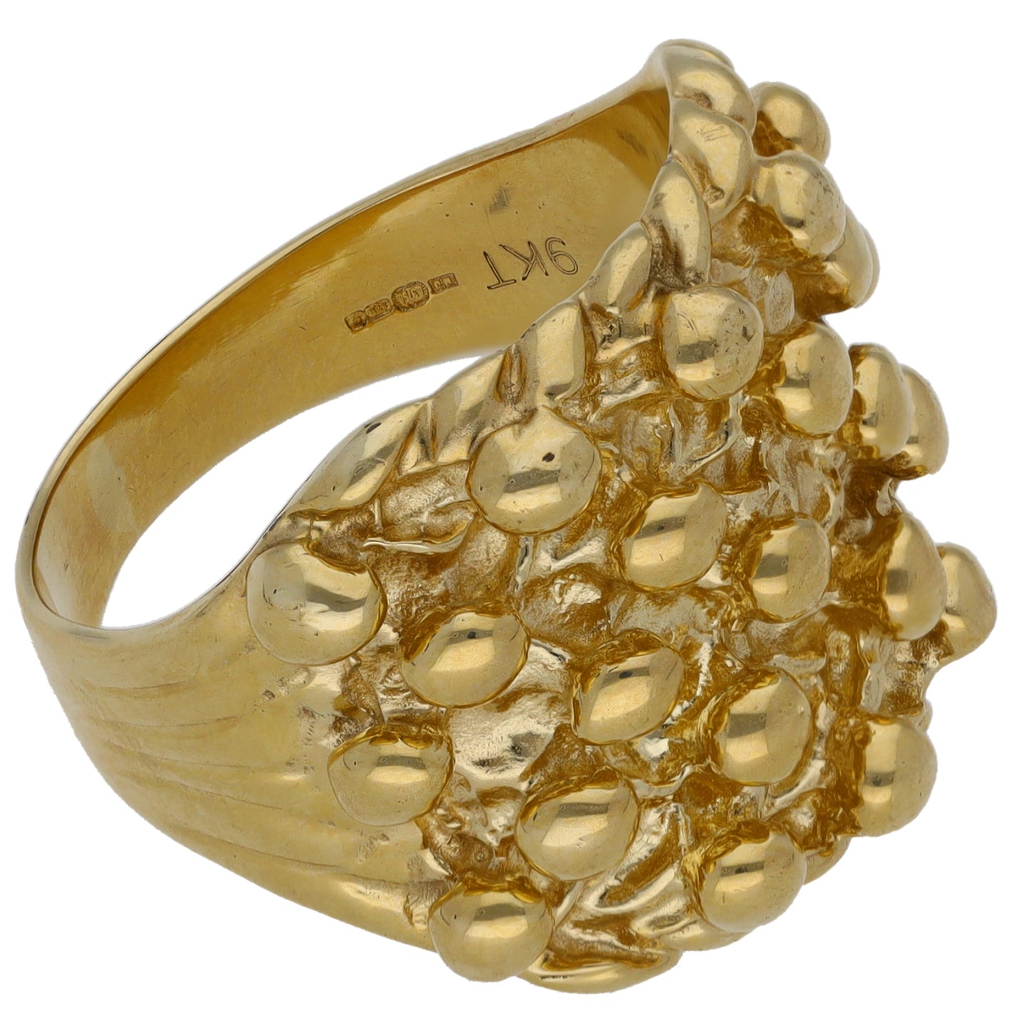 9ct Gold Keeper Ring Size O