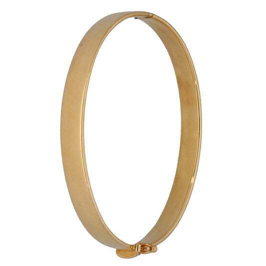 9ct Gold Hinged/Clasp Bangle