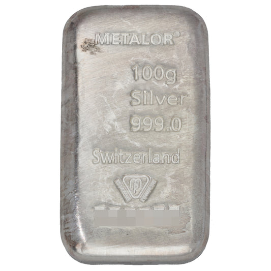 Fine Silver 100g Bar