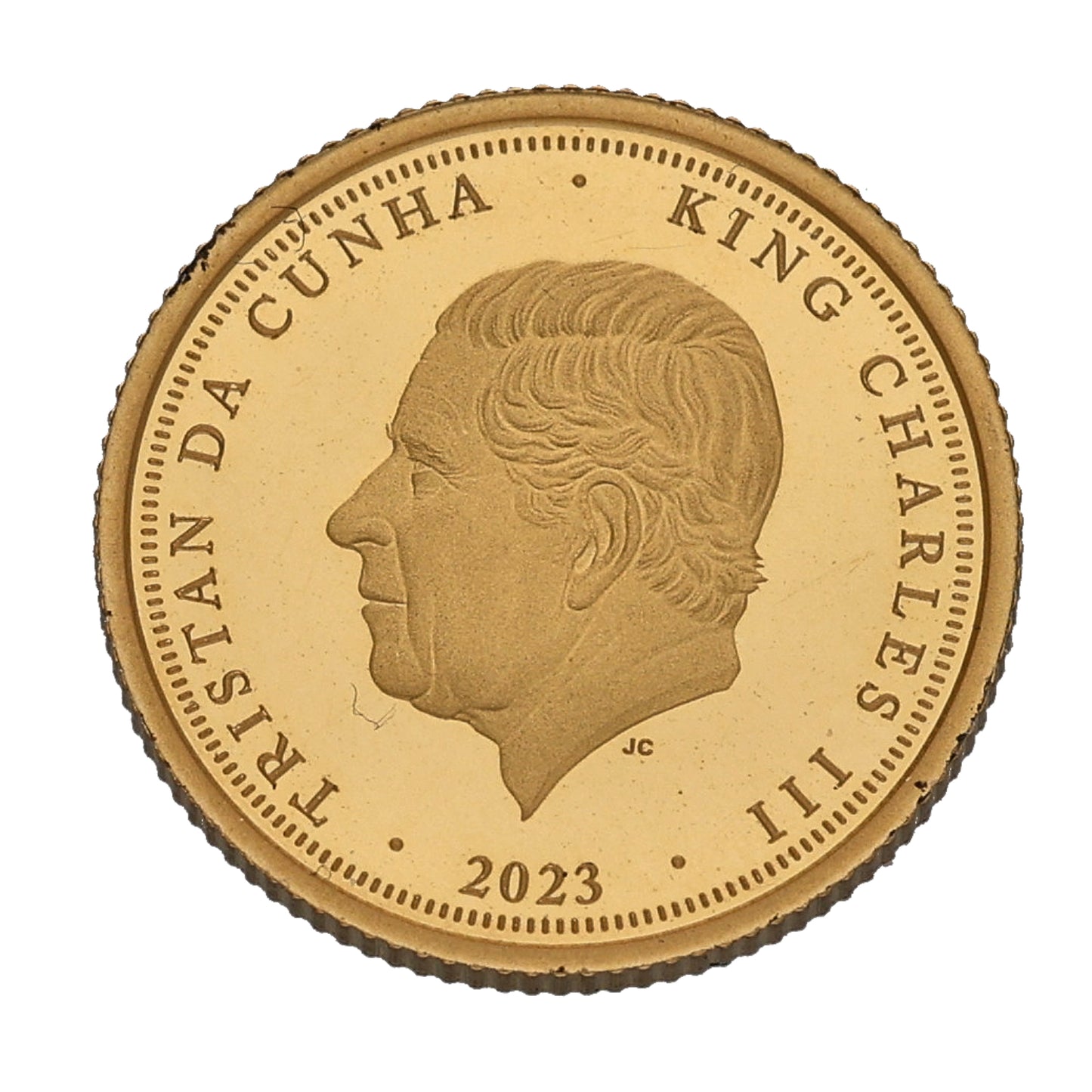 22ct Gold King Charles III Quarter Sovereign Coin 2023