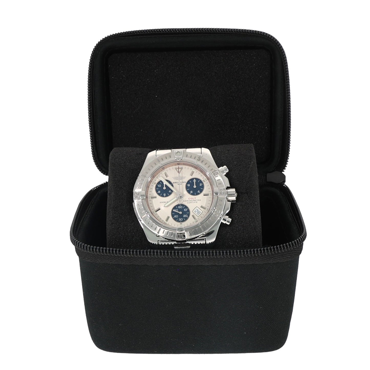 Breitling Colt Chronograph II A73380 41mm Stainless Steel Watch