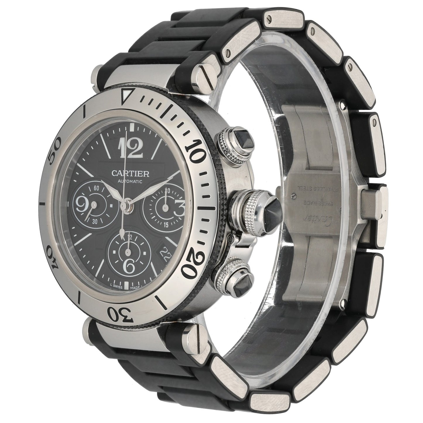 Cartier Pasha W31088U2 42mm Stainless Steel Watch