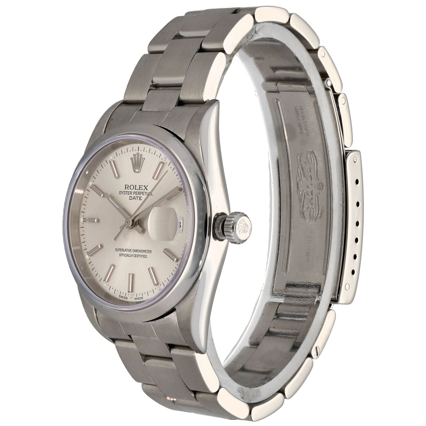 Rolex Date 15200 34mm Stainless Steel Watch