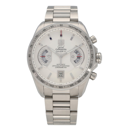 Tag Heuer Grand Carrera CAV511B 43mm Stainless Steel Watch