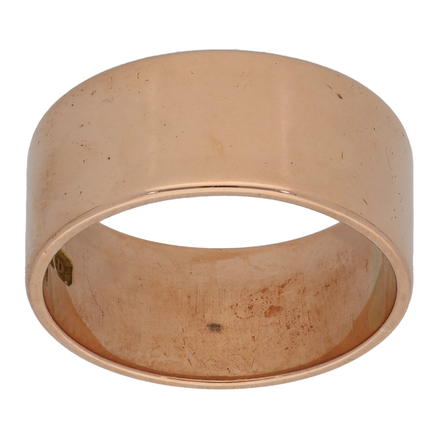 9ct Rose Gold Plain Wedding Ring Size T