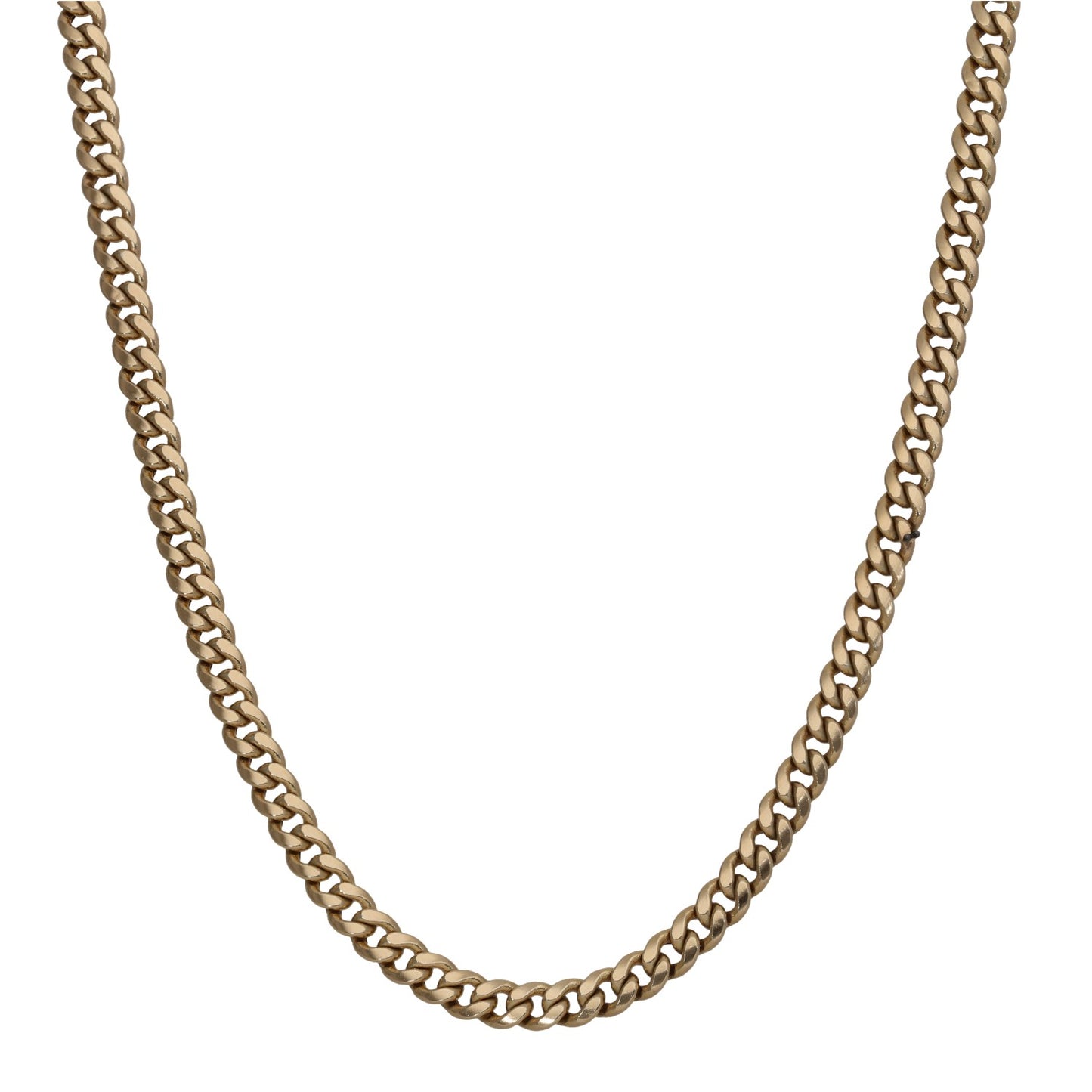 9ct Gold Curb Chain 22"