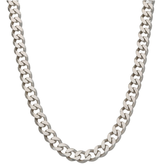Sterling Silver Curb Chain 18"