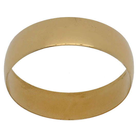 9ct Gold Plain Wedding Ring Size W