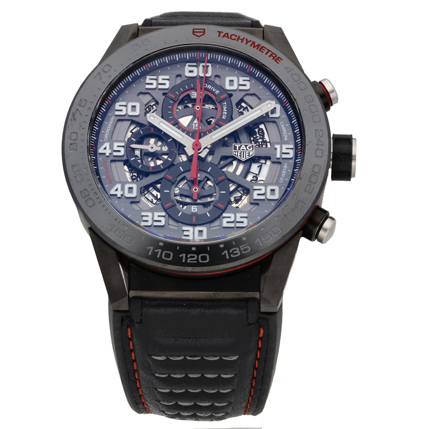 Tag Heuer Carrera CAR2A1H 45mm PVD Stainless Steel Watch
