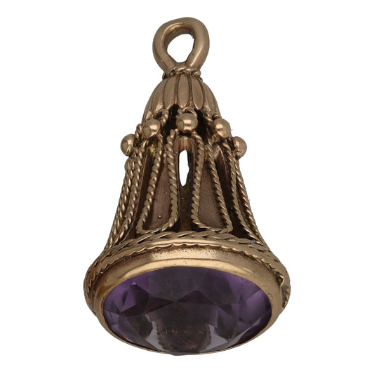 9ct Gold Amethyst Alternative Pendant