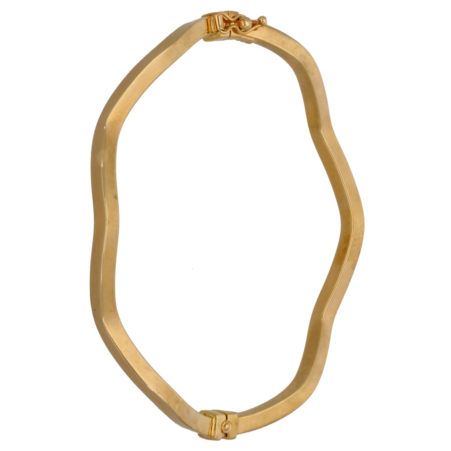 9ct Gold Hinged/Clasp Bangle