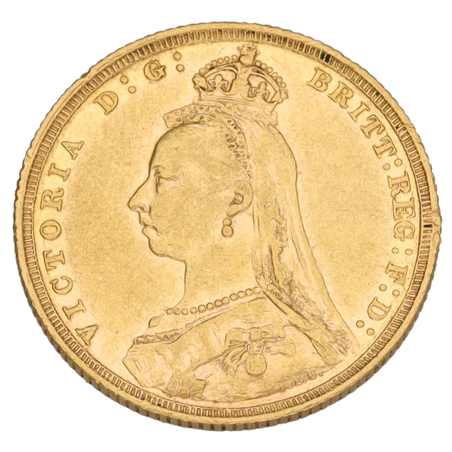 22ct Gold Queen Victoria Full Sovereign Coin 1892