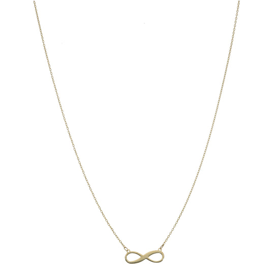 New 9ct Gold Infinity Chain 18"