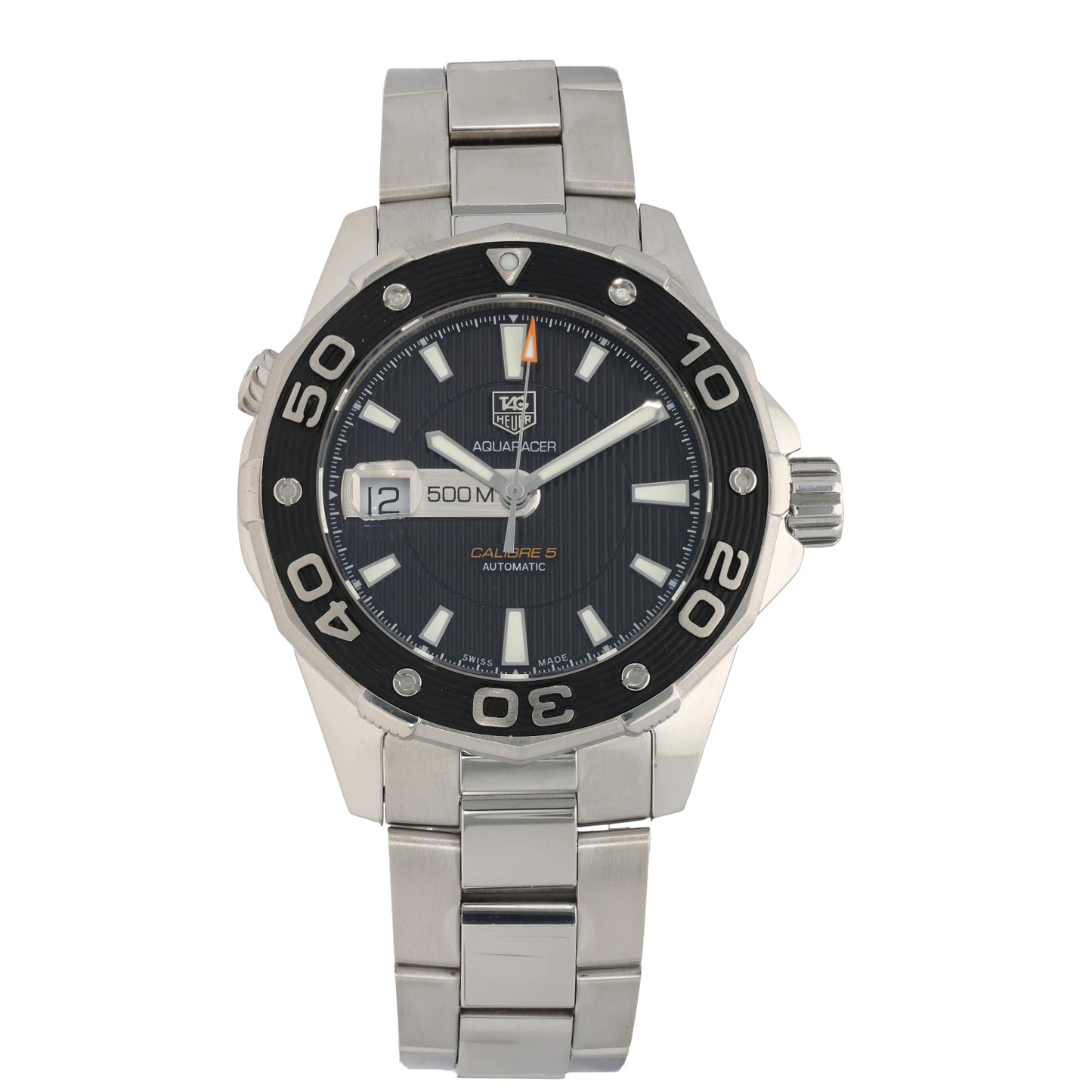 Tag Heuer Aquaracer Calibre 5 WAJ2114 43mm Stainless Steel Watch