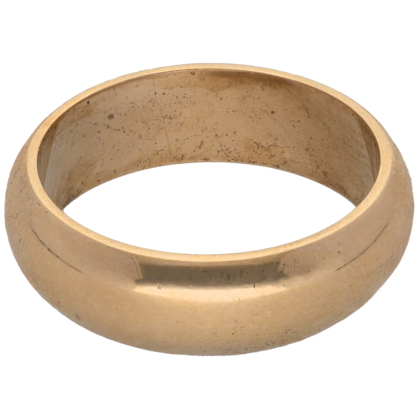 9ct Gold Plain Wedding Ring Size N