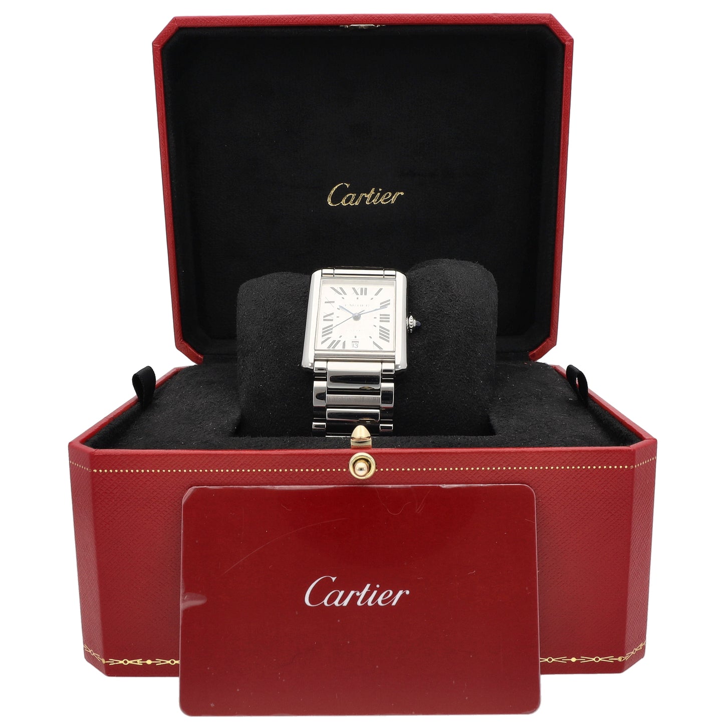 Cartier Tank Must XL WSTA0053 41mm Stainless Steel Watch