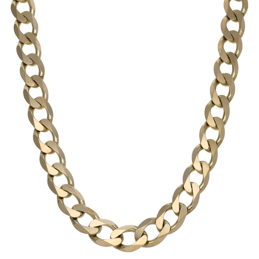 9ct Gold Curb Chain 28"