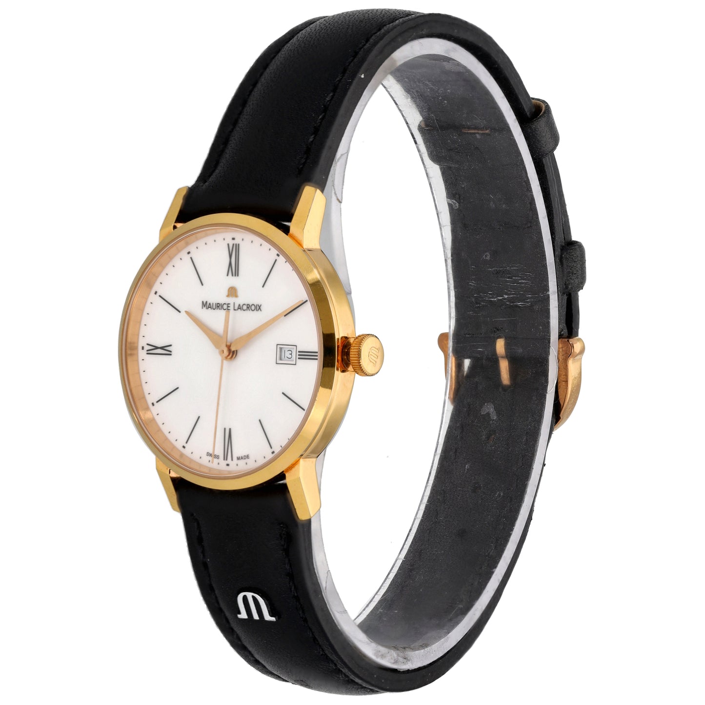 Maurice Lacroix Eliros EL 1084 30mm Gold Plated Watch