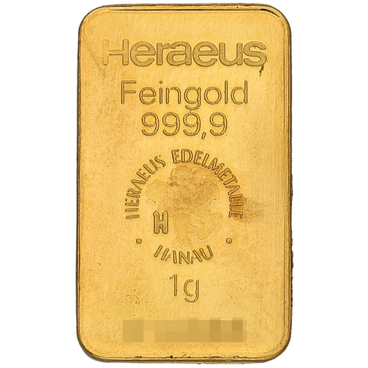24ct 1g Gold Bar