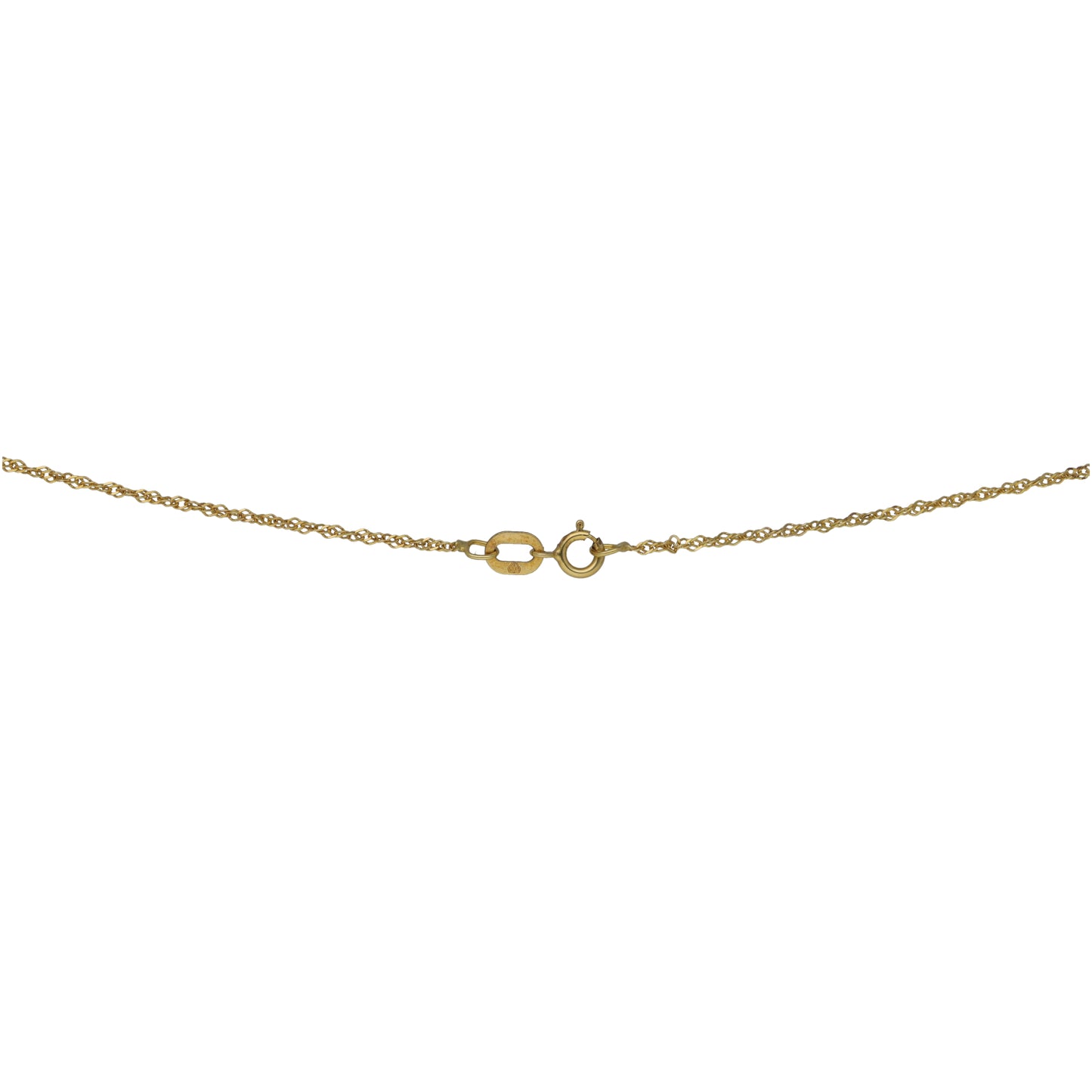 9ct Gold 0.33ct Diamond Cluster Pendant With Chain