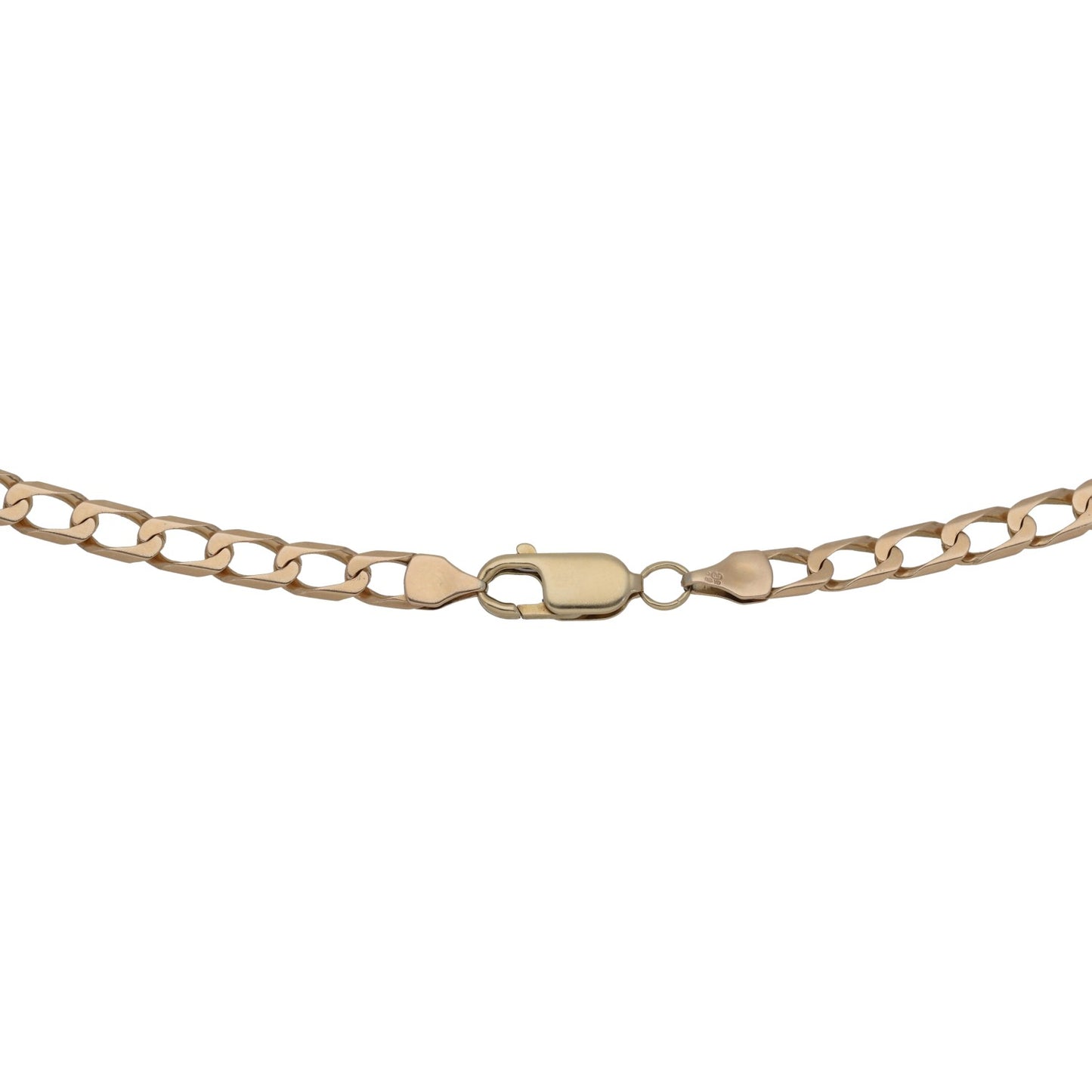 9ct Gold Curb Chain 22"