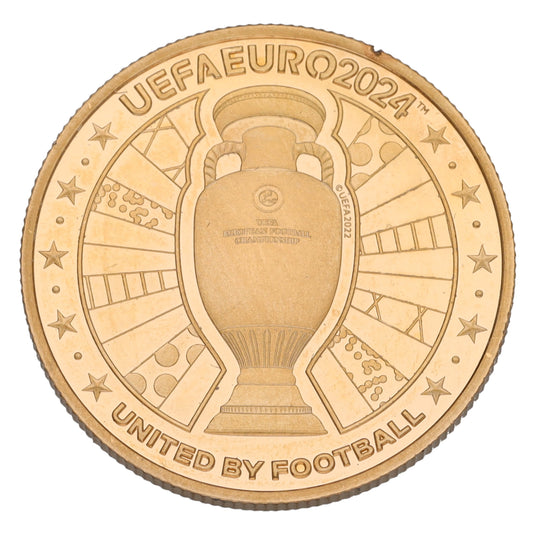 22ct Gold UEFA Euro 2024 1/4 OZ Coin 2024