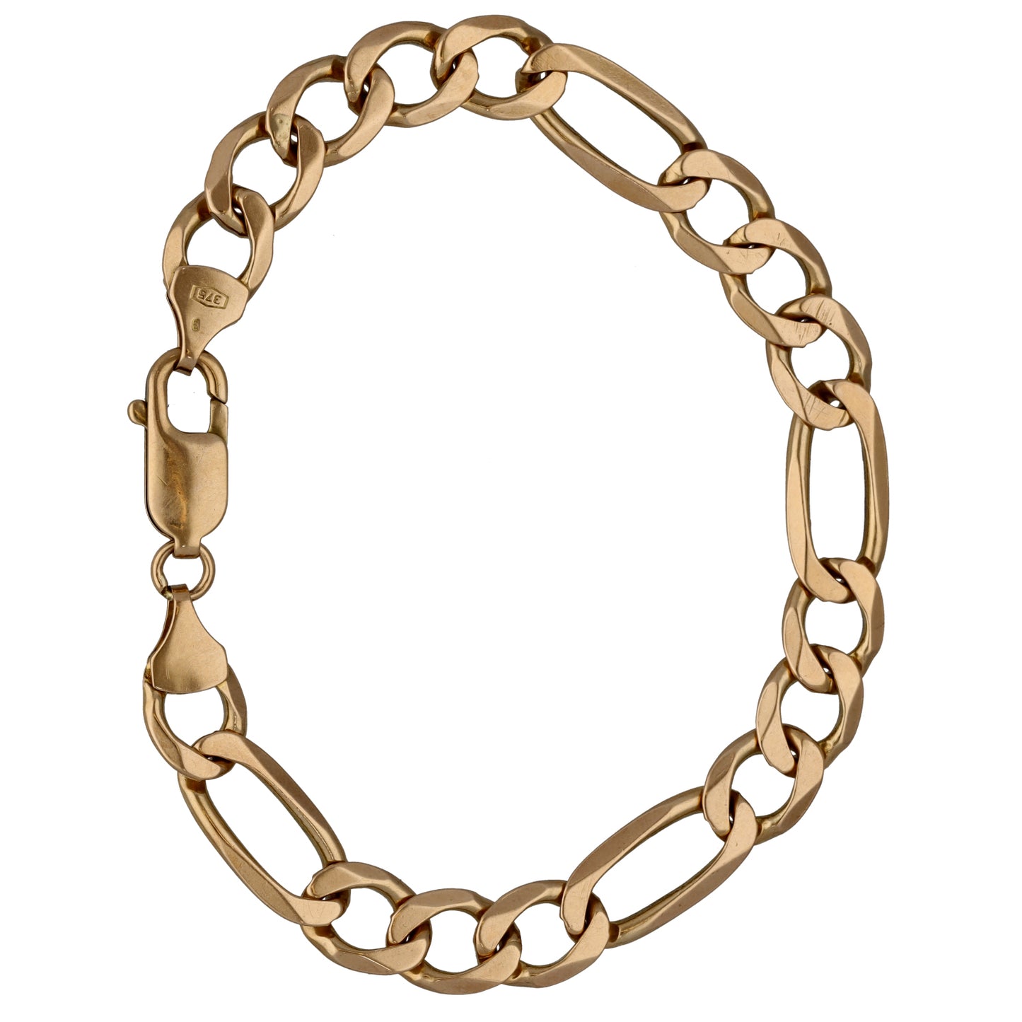 9ct Gold Figaro Bracelet