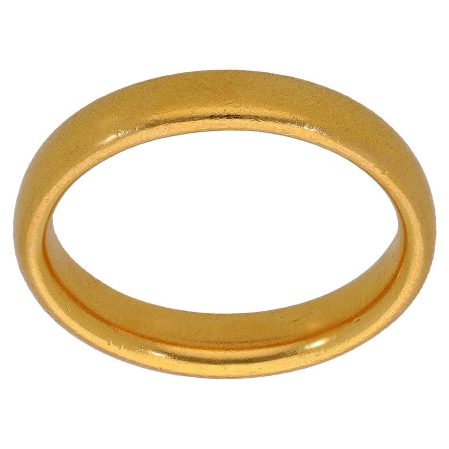 22ct Gold Plain Wedding Ring Size L