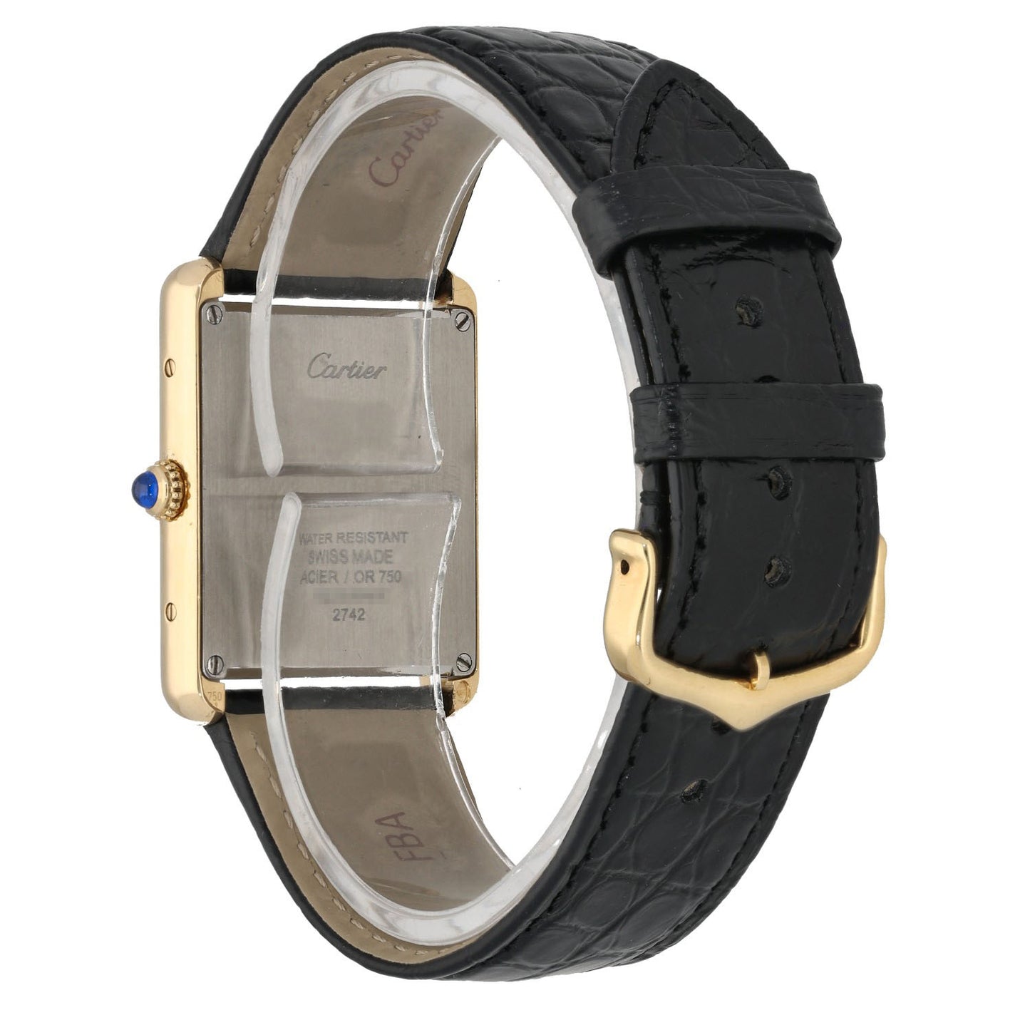 Cartier Tank Solo W1018855 27mm Gold Watch