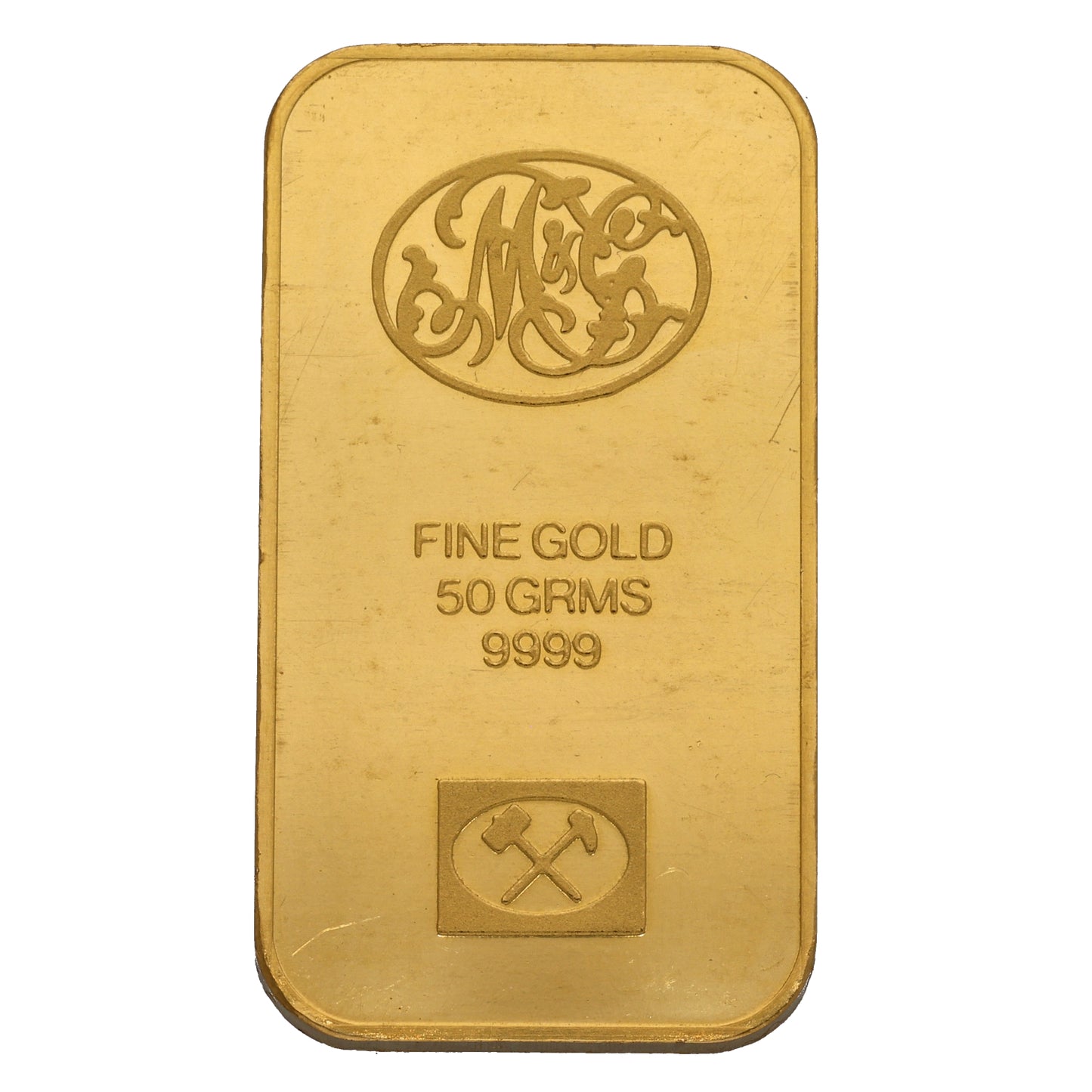 24ct 50g Gold Bar