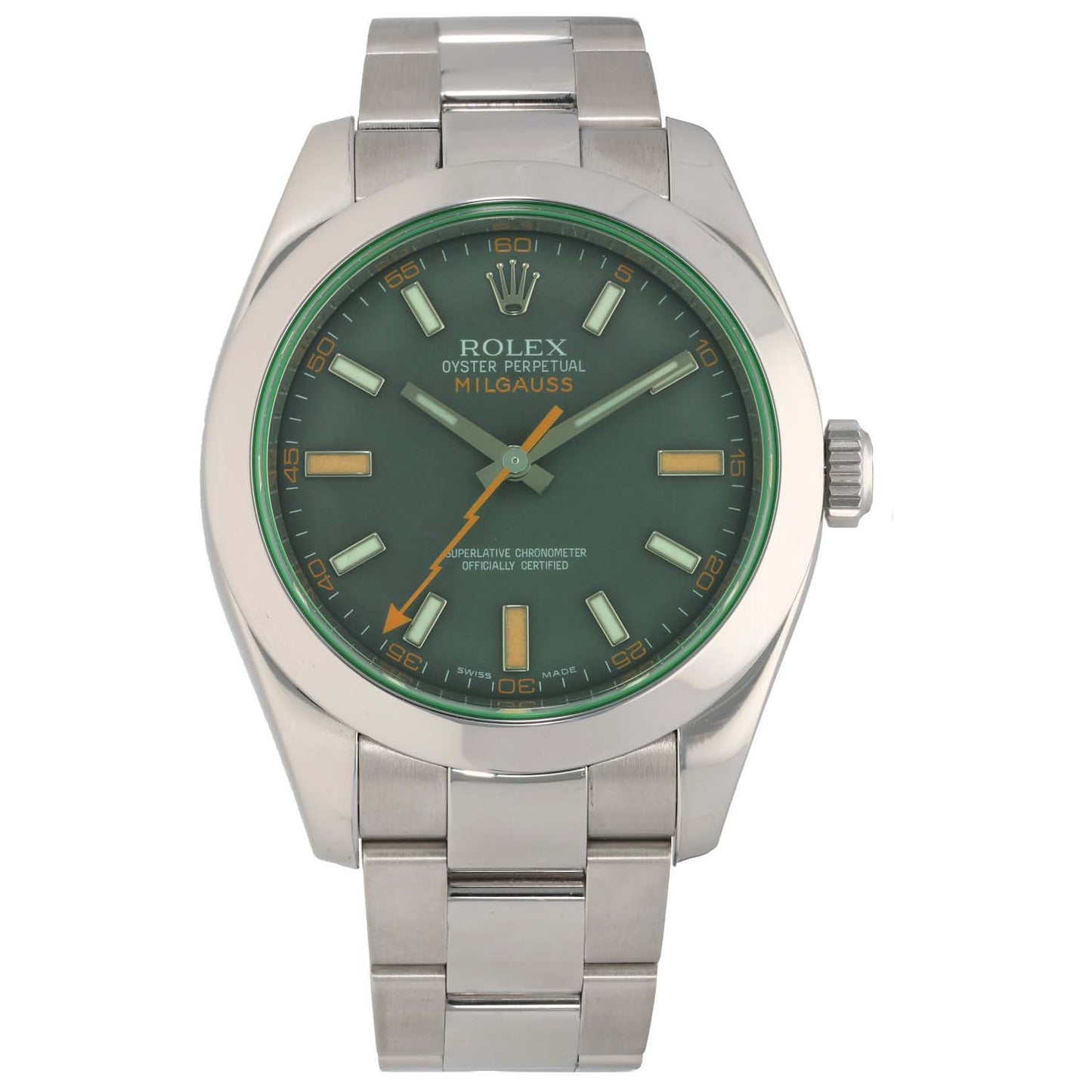 Rolex Milgauss 116400 40mm Stainless Steel Watch