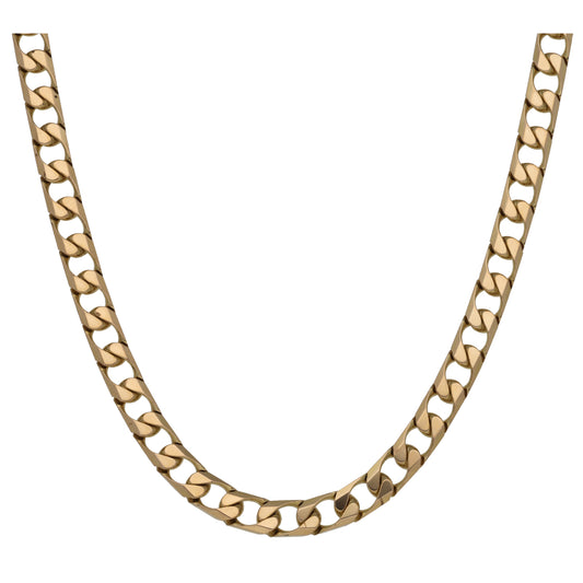 9ct Gold Curb Chain 20"