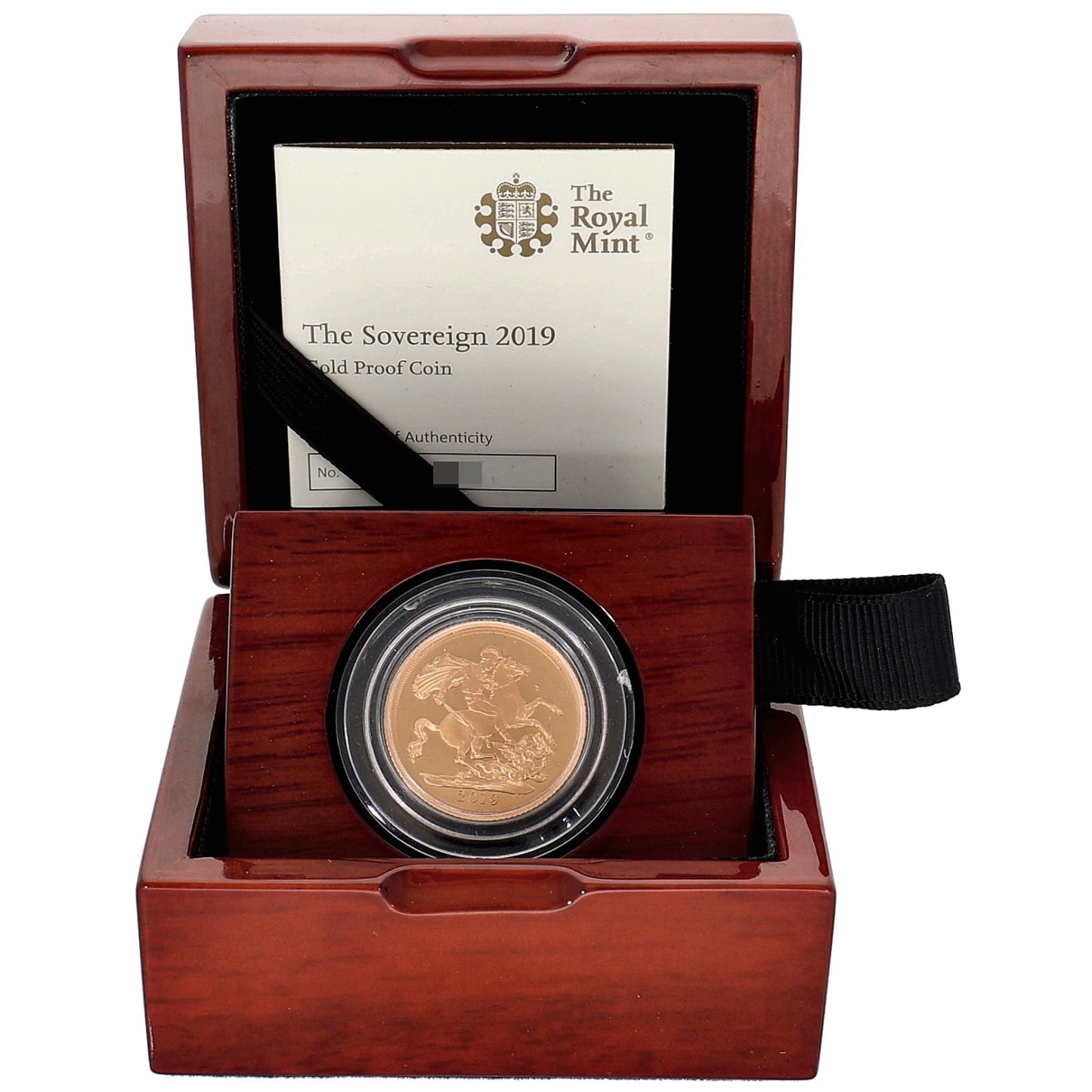 22ct Gold Queen Elizabeth II Full Sovereign Coin 2019