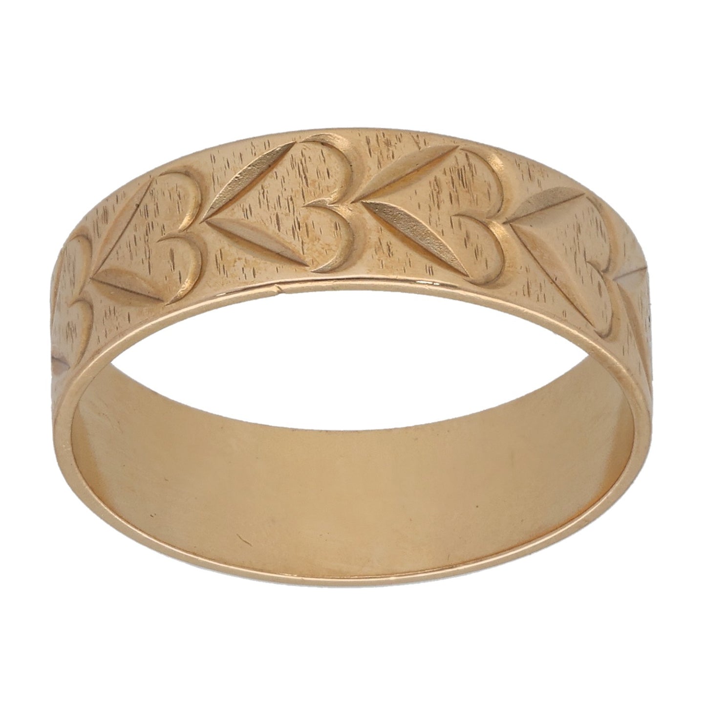 9ct Gold Plain Wedding Ring Size O