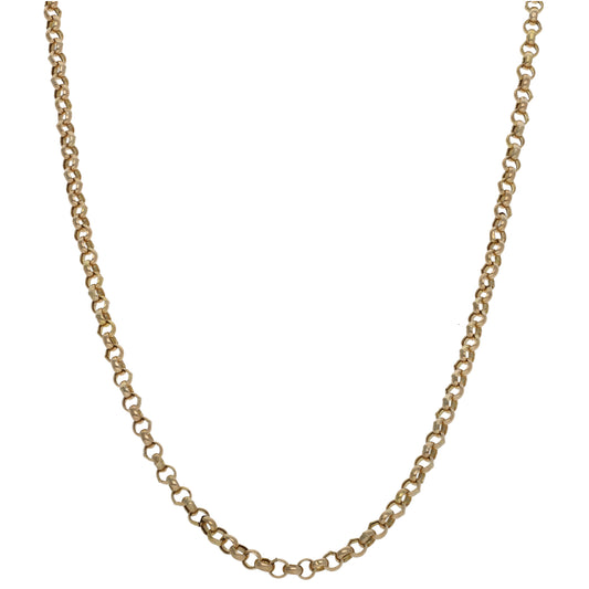 9ct Gold Belcher Chain 16"