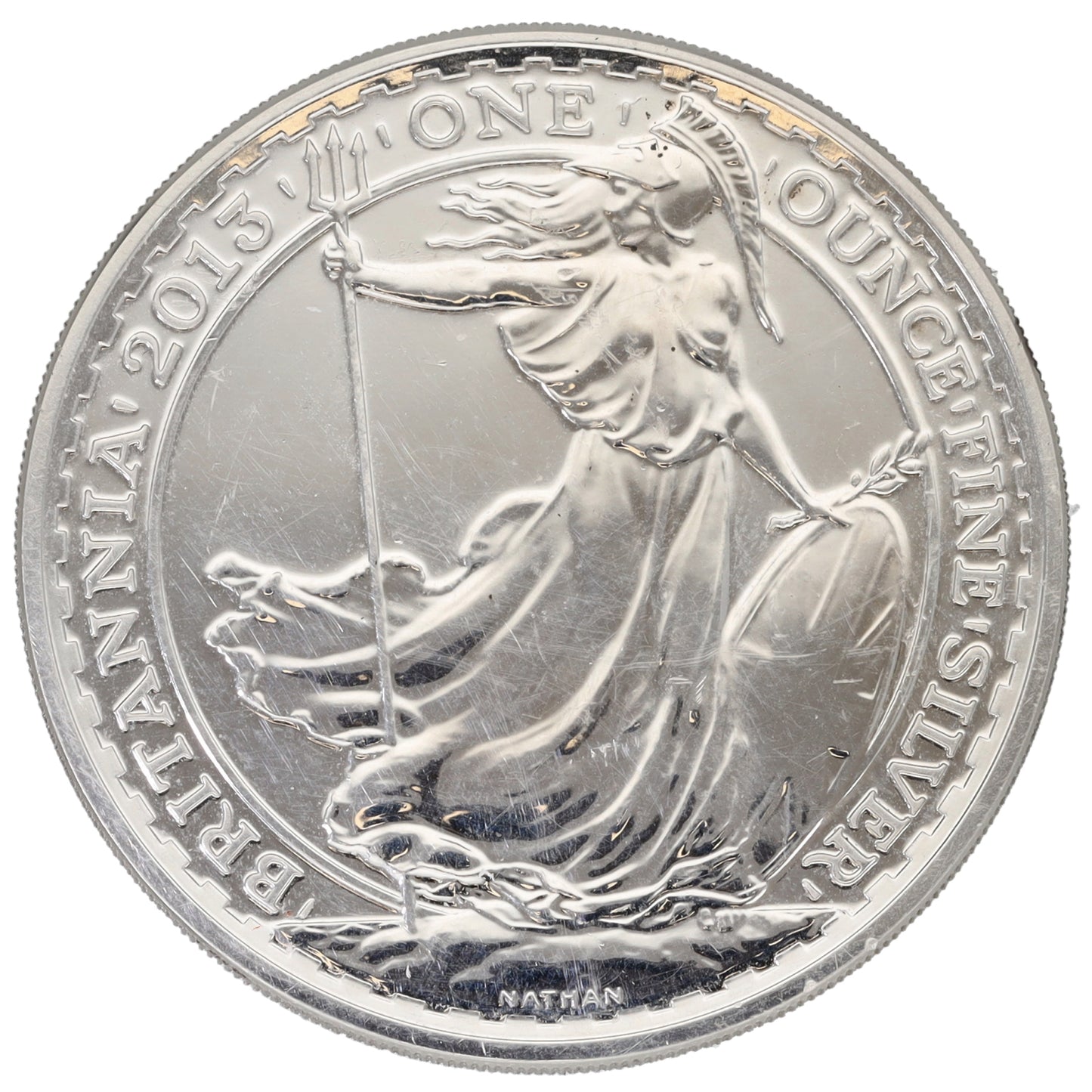 Fine Silver Queen Elizabeth II 1 OZ Britannia Coin 2013