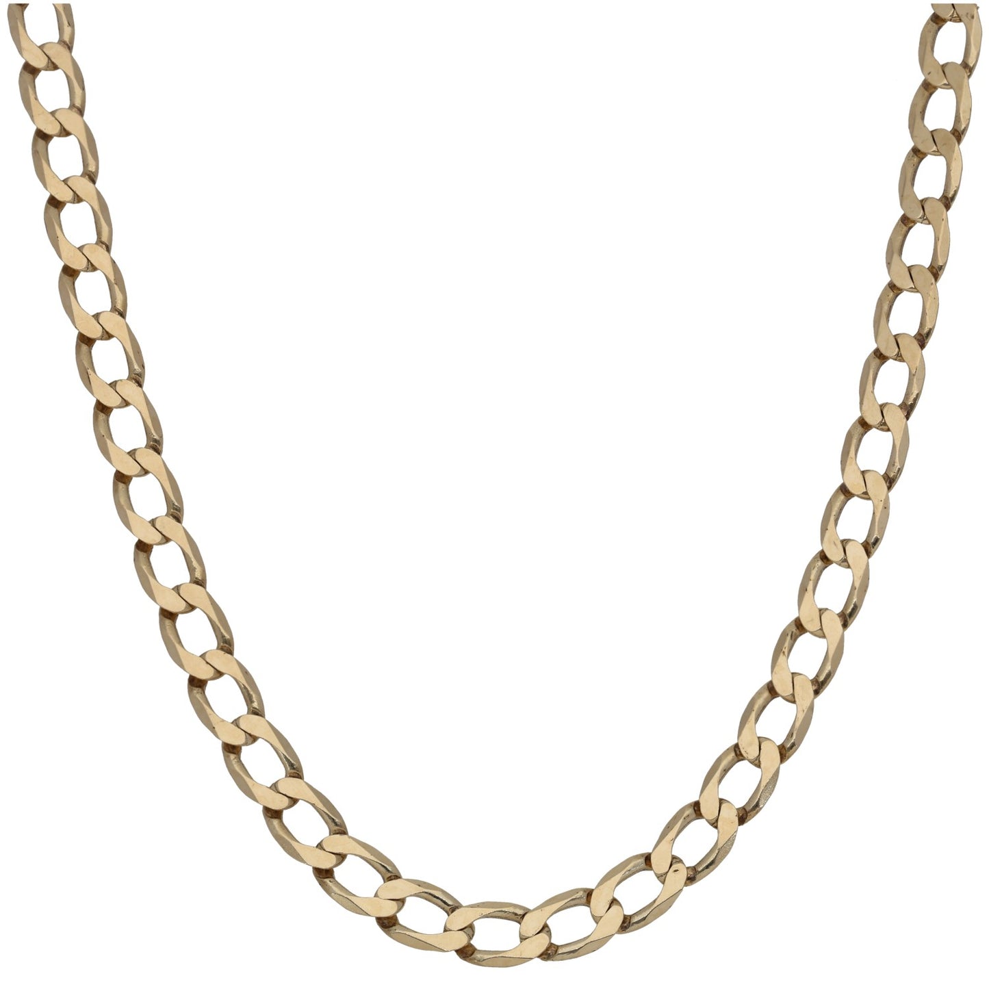9ct Gold Curb Chain 24"