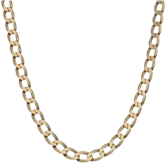 9ct Gold Curb Chain 24"