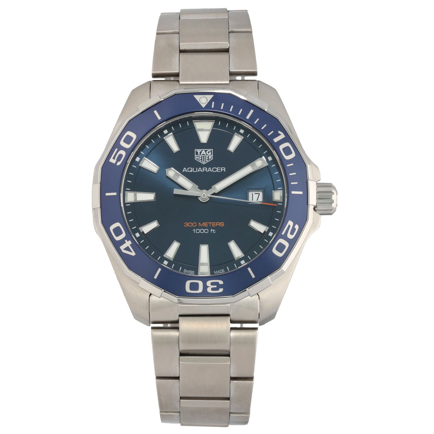 Tag Heuer Aquaracer WAY101C 43mm Stainless Steel Watch