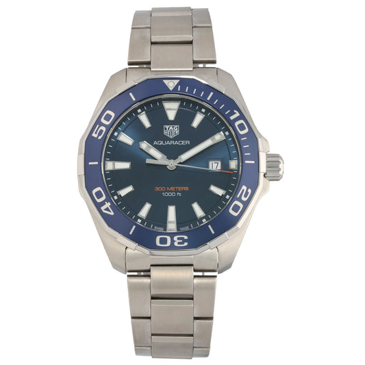 Tag Heuer Aquaracer WAY101C 43mm Stainless Steel Watch