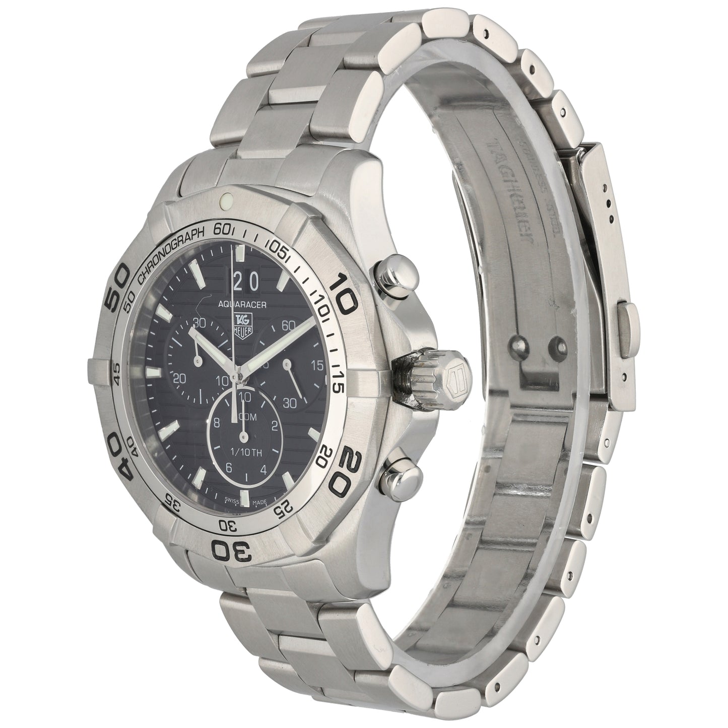 Tag Heuer Aquaracer CAF101E 43mm Stainless Steel Watch