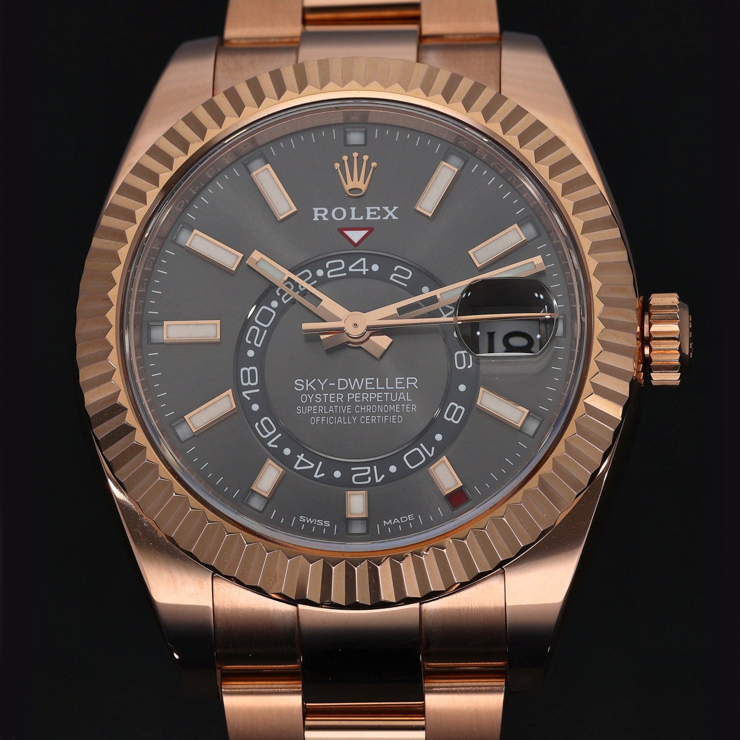 Rolex Sky Dweller 326935 42mm Rose Gold Watch