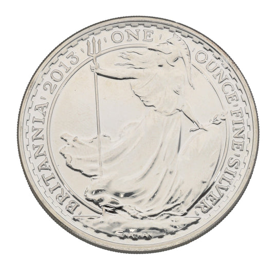 Fine Silver Queen Elizabeth II 1 OZ Britannia Coin 2013