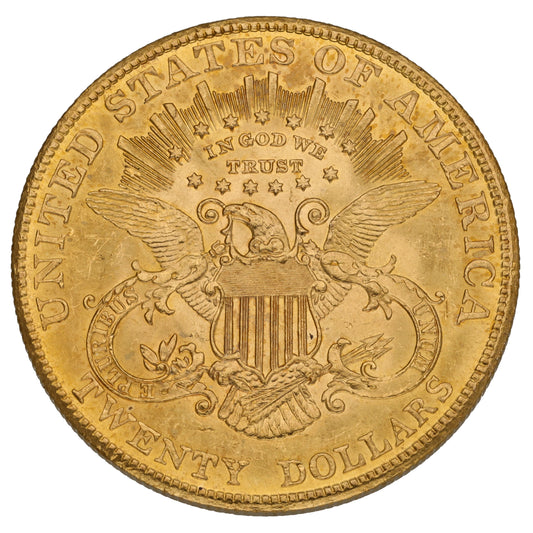 22ct Gold USA Liberty Head 1 OZ Coin 1907