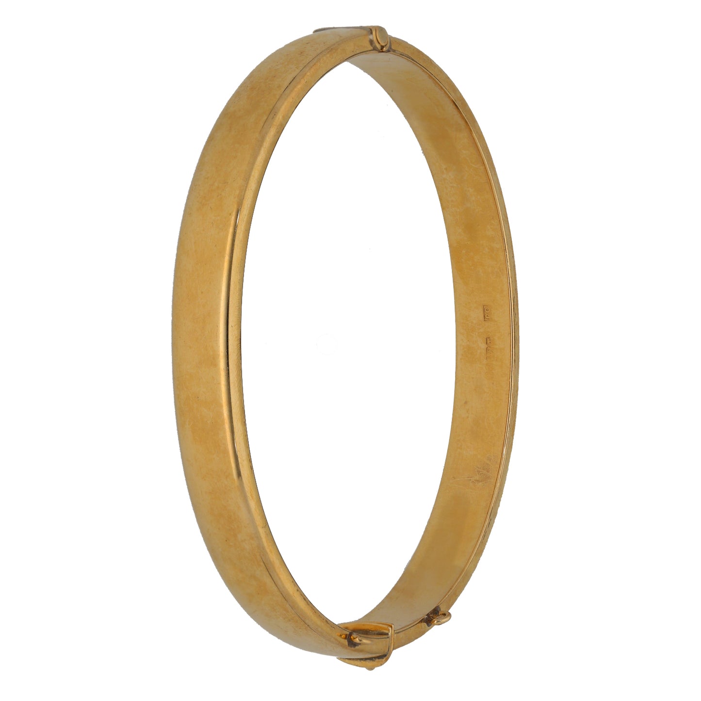 9ct Gold Hinged/Clasp Bangle