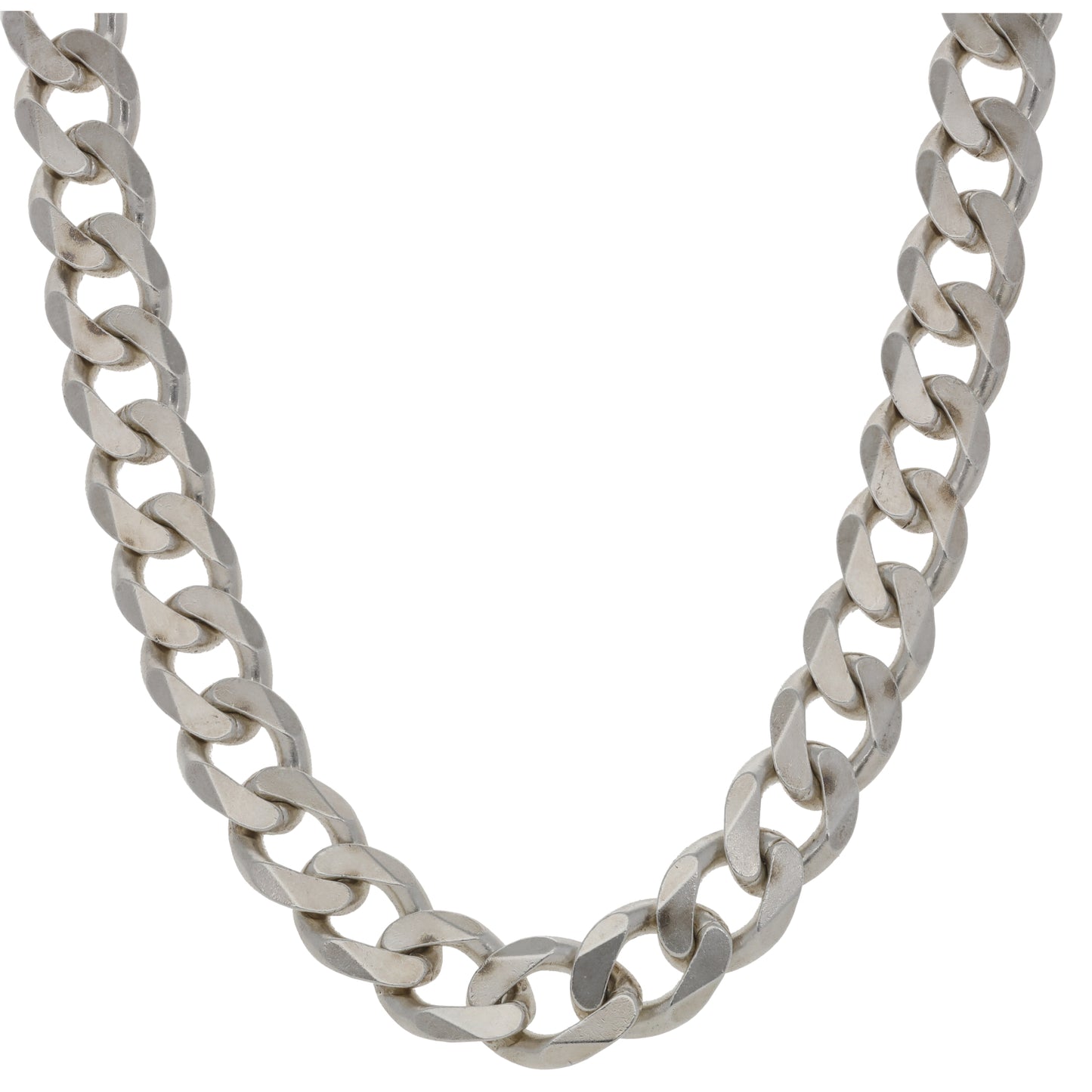 Silver Sterling Curb Chain 20"