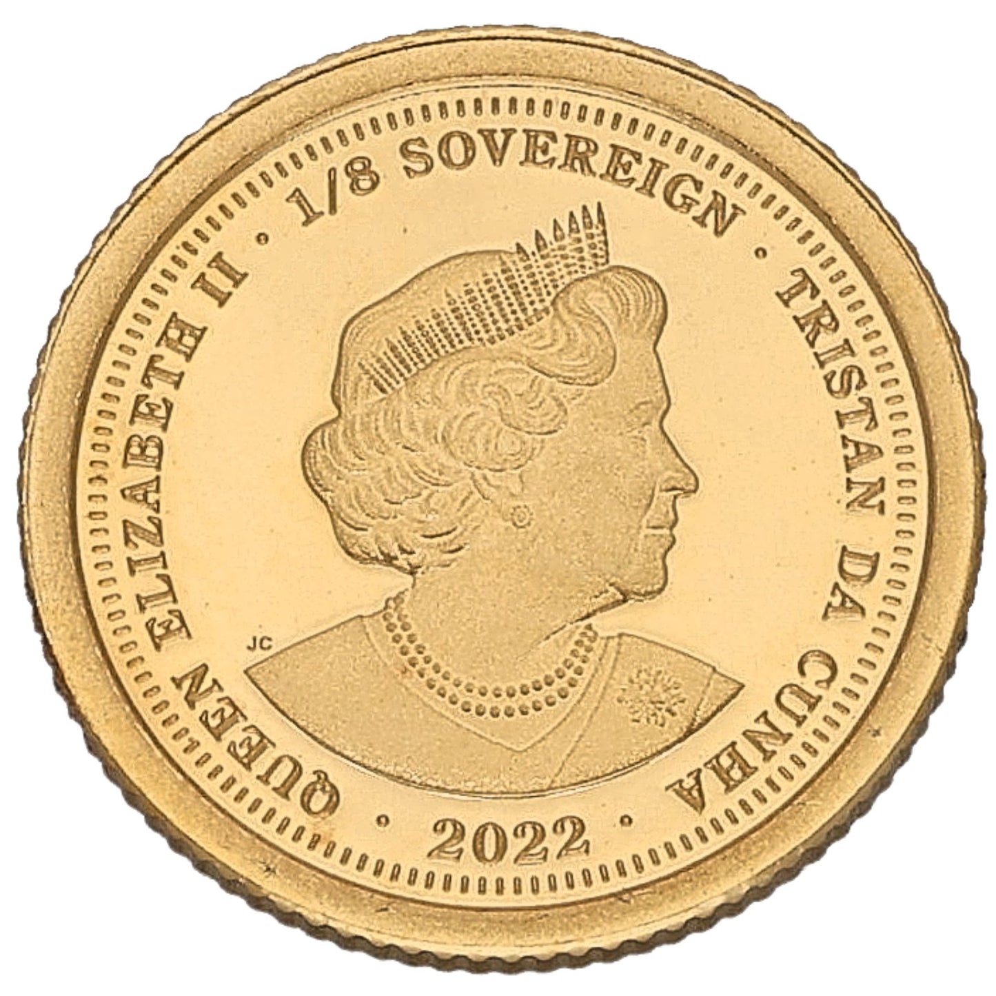 22ct Gold Service & Devotion Eighth Sovereign Coin 2022
